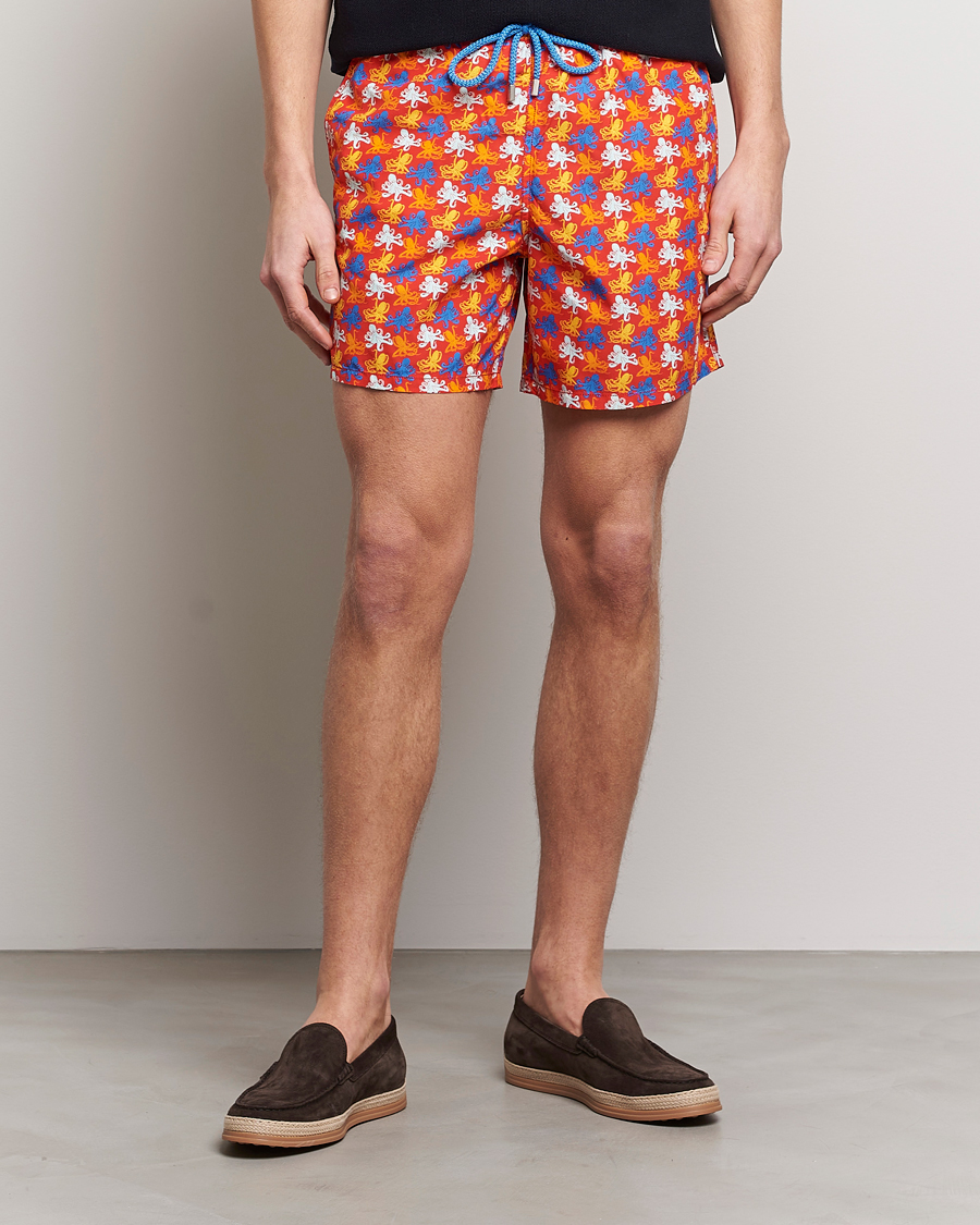 Herren | Badehosen | Vilebrequin | Moorea Swimshorts Coquelicot