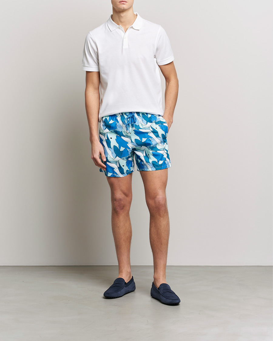 Herren | Badehosen | Vilebrequin | Moorea Swimshorts Thalassa