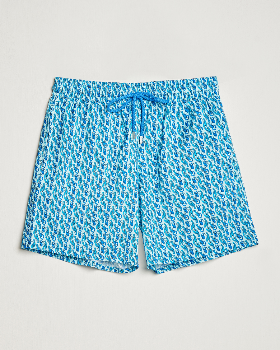 Herren | Badehosen | Vilebrequin | Mahina Swimshorts Thalassa Blue
