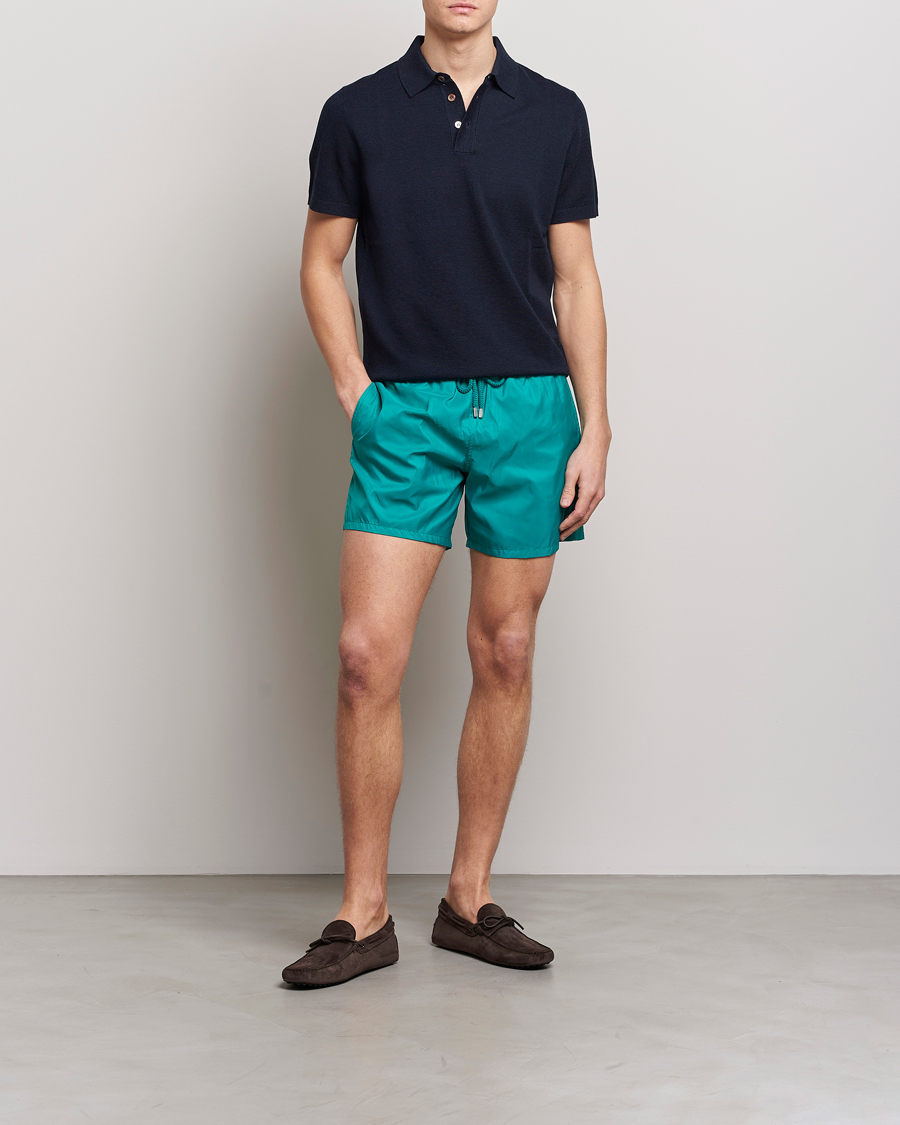 Herren | Badehosen | Vilebrequin | Mahina Swimshorts Emeraude