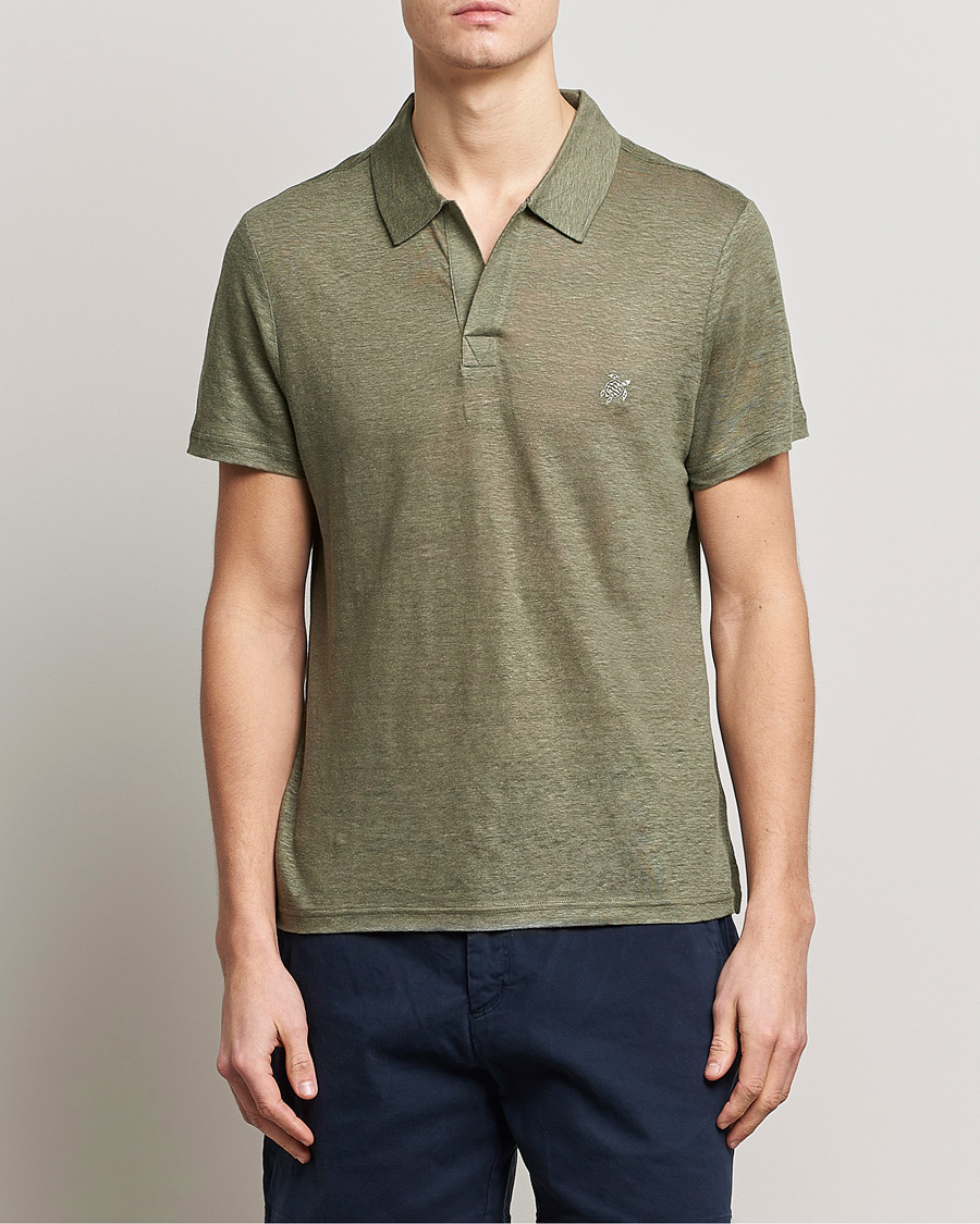 Herren | Poloshirts | Vilebrequin | Jersey Linen Polo Olivier