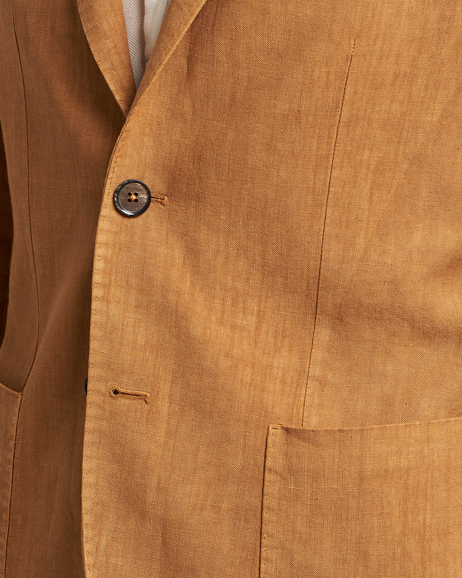Herren | Sakkos | L.B.M. 1911 | Jack Regular Fit Linen Blazer Camel