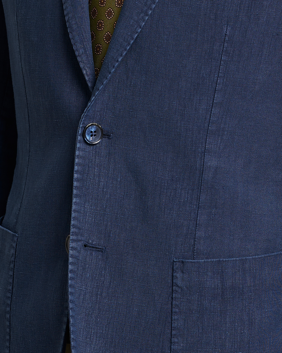Herren | Sakkos | L.B.M. 1911 | Jack Regular Fit Linen Blazer Navy