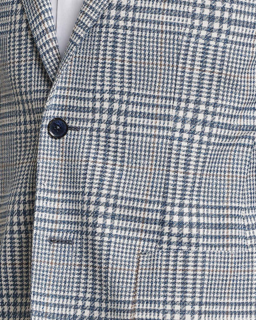 Herren | Sakkos | L.B.M. 1911 | Jack Regular Fit Houndstooth Checked Blazer Blue