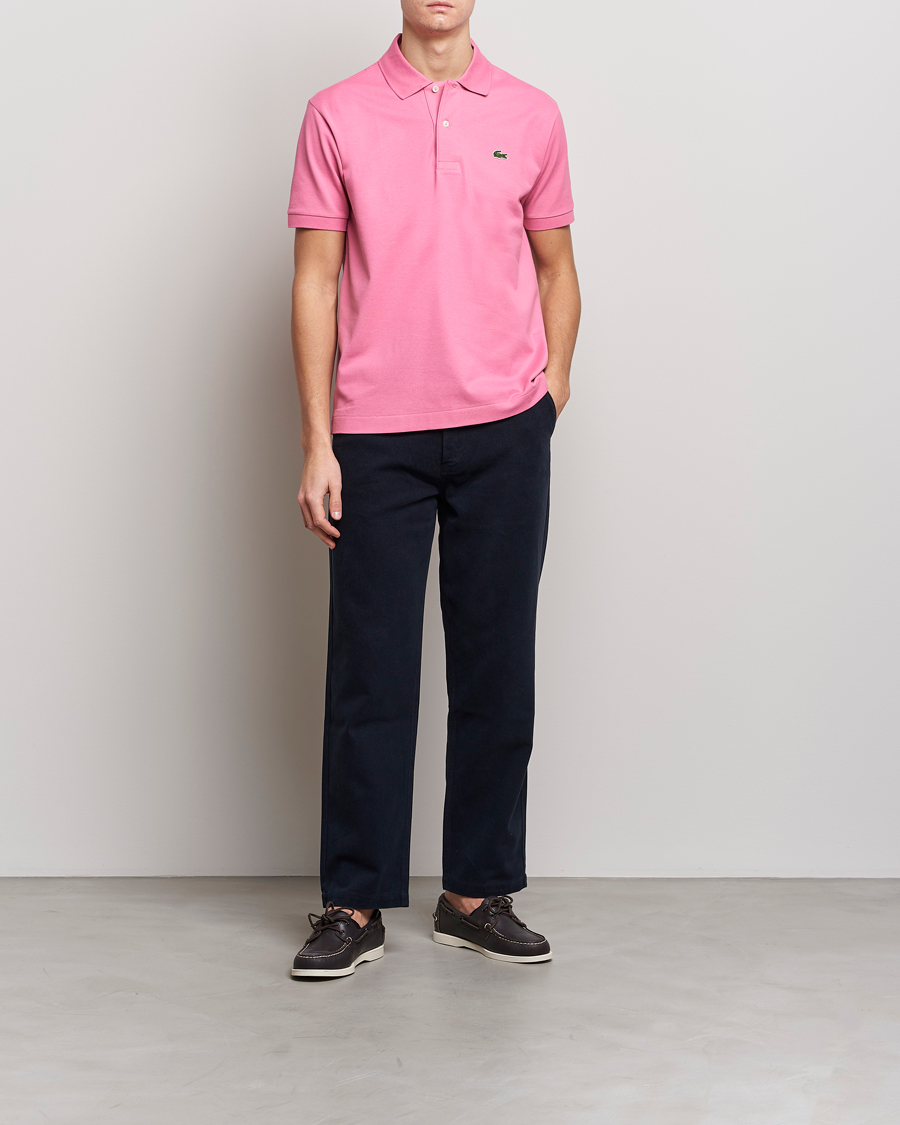 Herren | Poloshirts | Lacoste | Original Polo Piké Reseda Pink