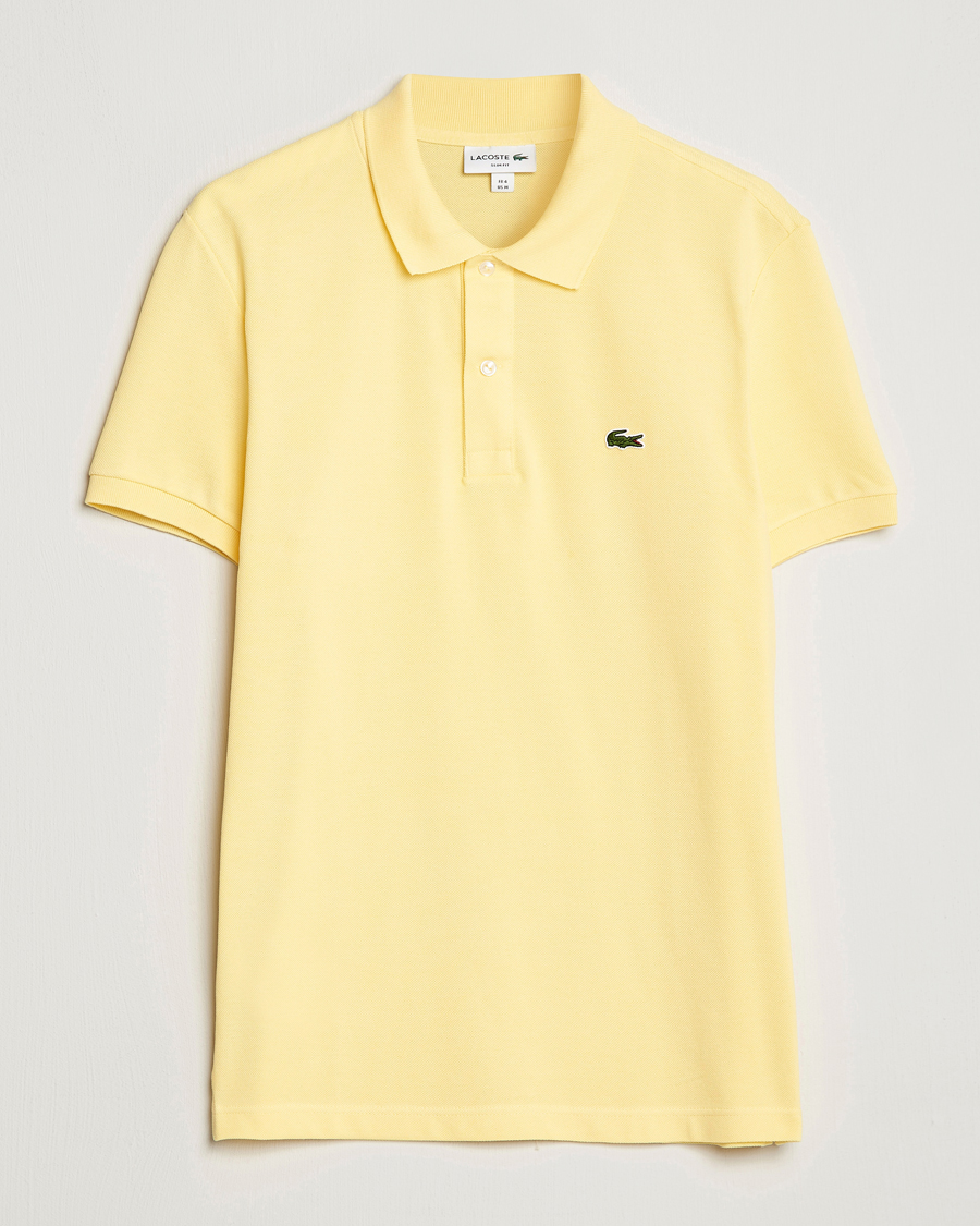 Herren | Poloshirts | Lacoste | Slim Fit Polo Piké Yellow