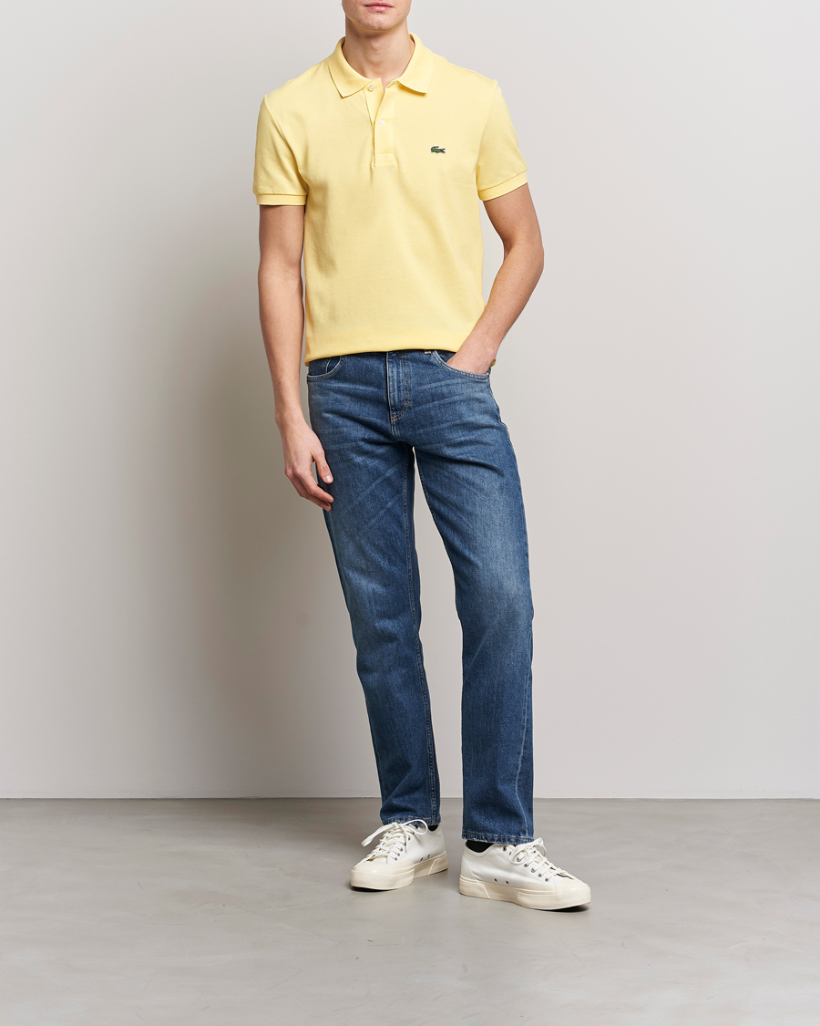 Herren | Poloshirts | Lacoste | Slim Fit Polo Piké Yellow