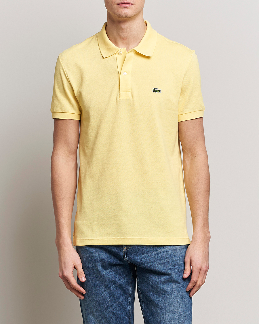 Herren | Poloshirts | Lacoste | Slim Fit Polo Piké Yellow