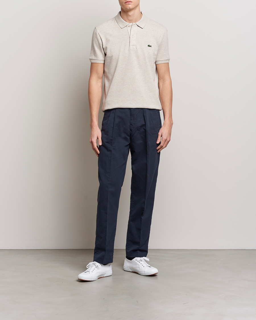 Herren | Poloshirts | Lacoste | Slim Fit Polo Piké Heather Wicker