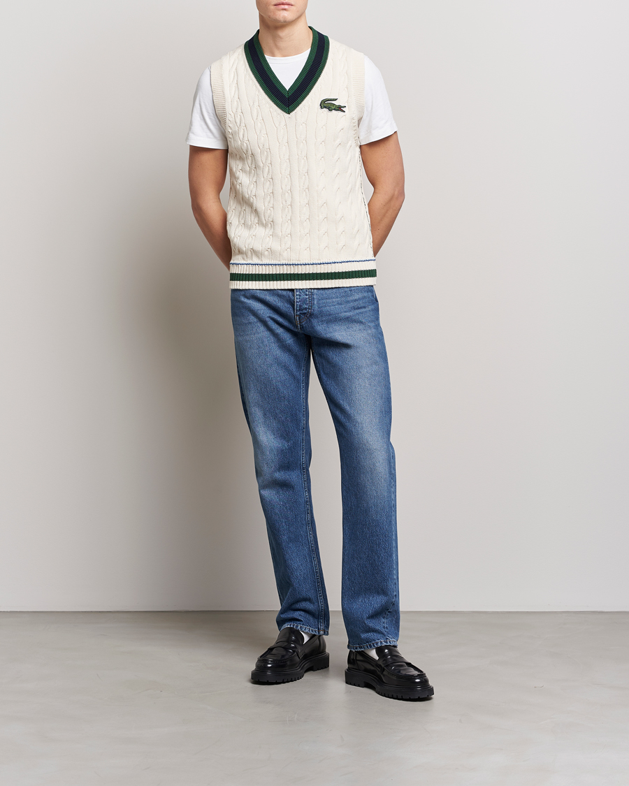 Herren | Pullover | Lacoste | Contrast V-Neck Vest Lapland