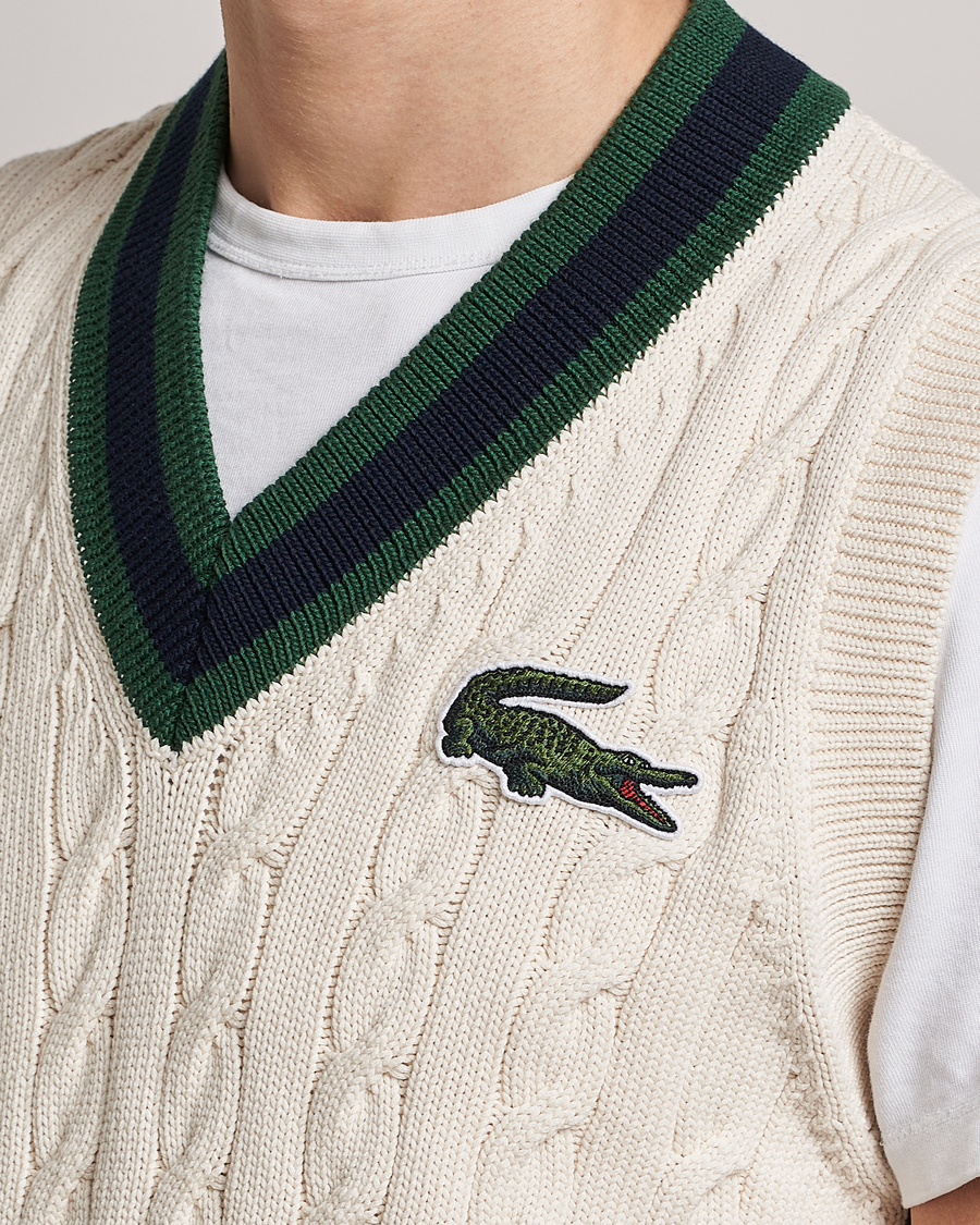 Herren | Pullover | Lacoste | Contrast V-Neck Vest Lapland