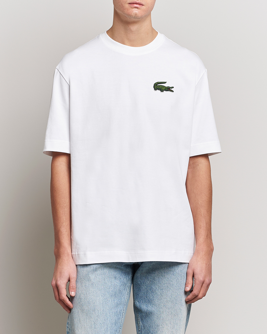 Herren | T-Shirts | Lacoste | Loose Fit T-Shirt White