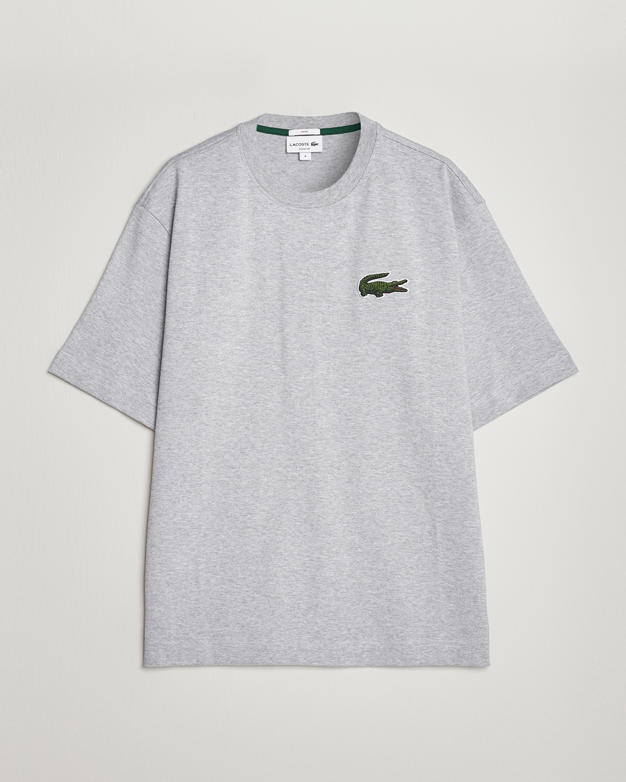 Herren | T-Shirts | Lacoste | Loose Fit T-Shirt Silver Chine