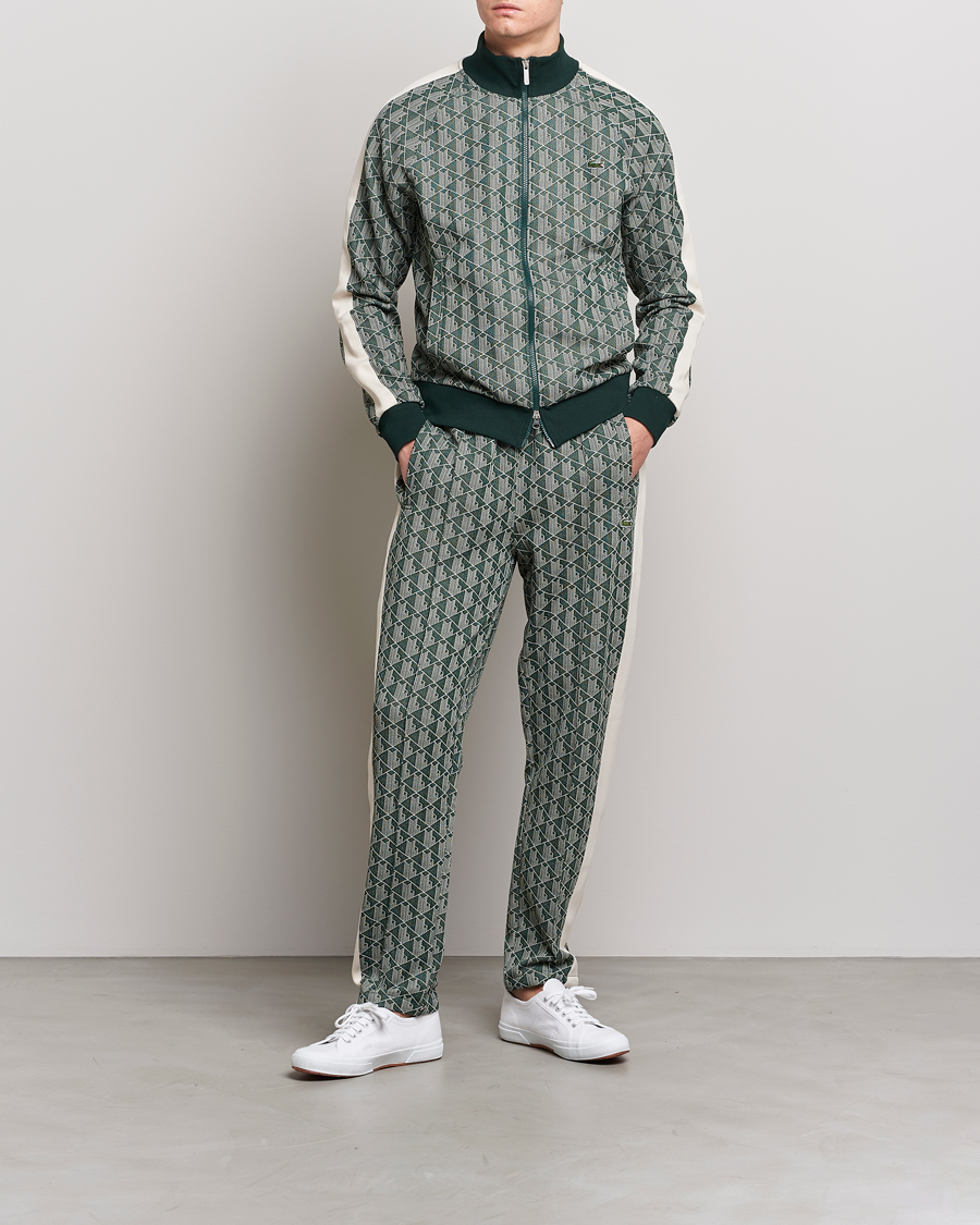 Herren | Hosen | Lacoste | Monogram Trackpant Green/Wood Shaving