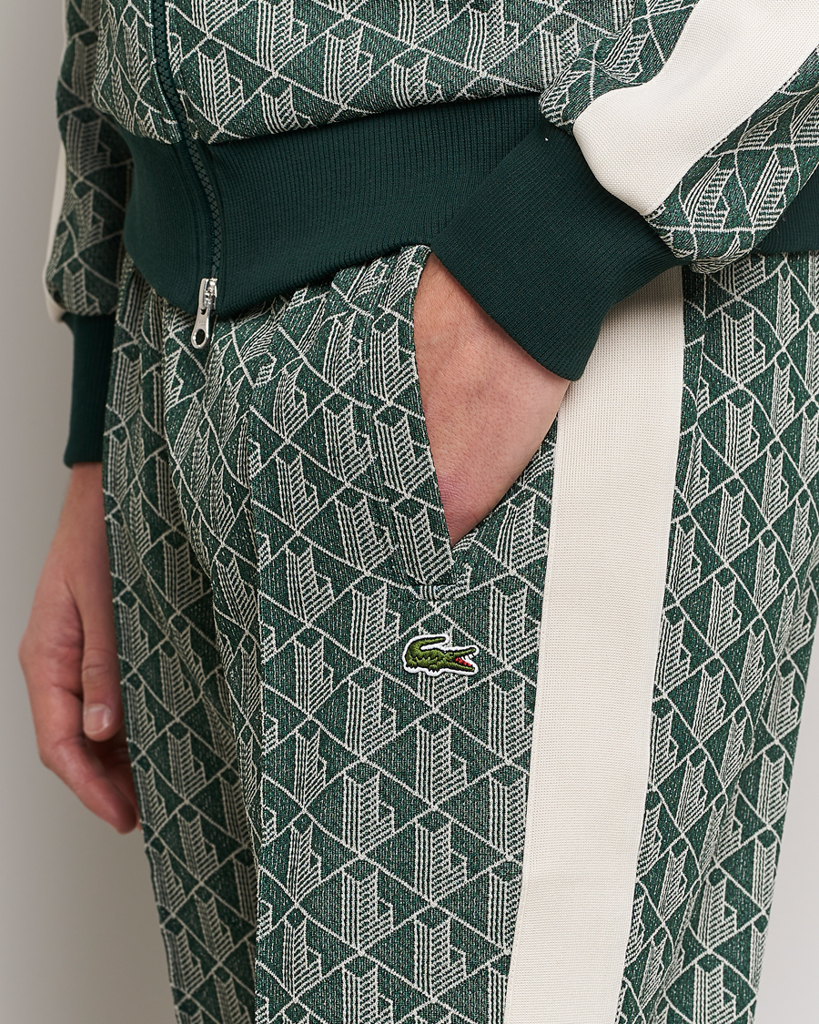 Herren | Hosen | Lacoste | Monogram Trackpant Green/Wood Shaving