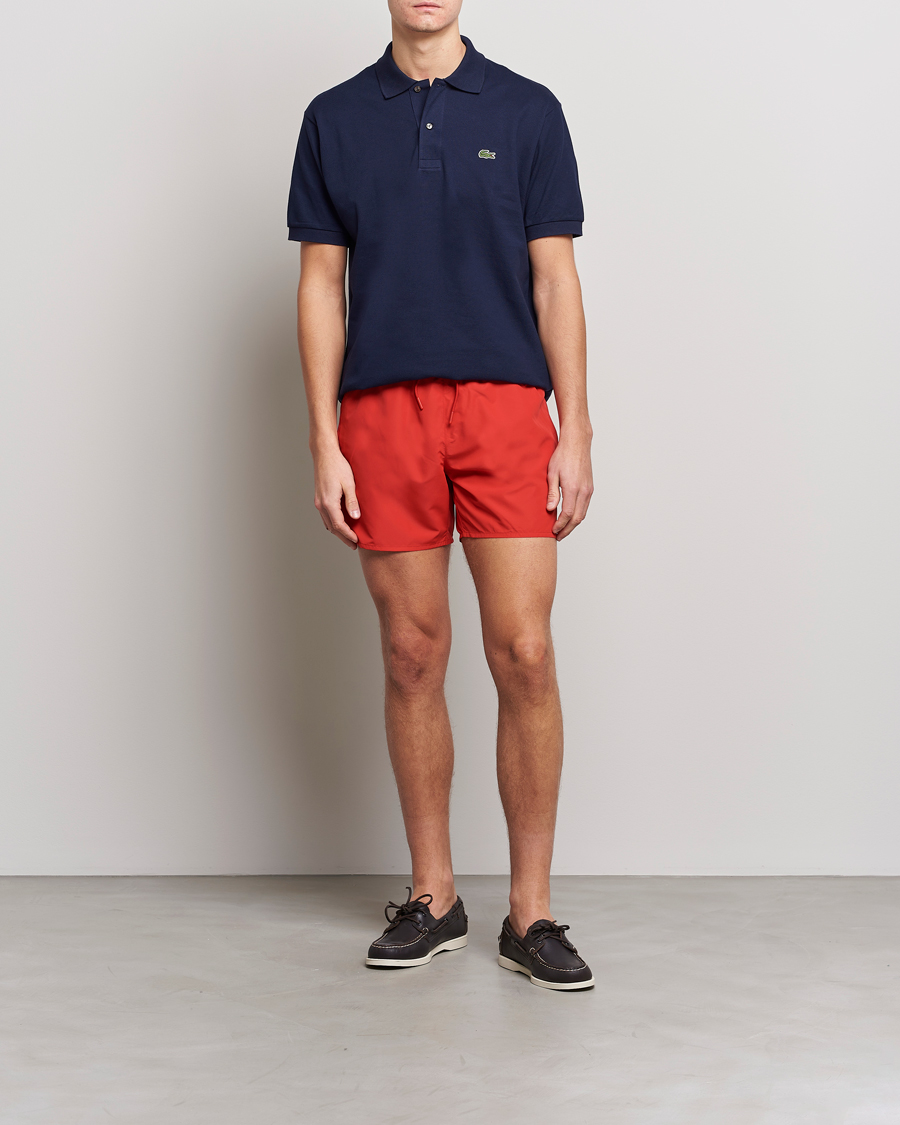 Herren | Badehosen | Lacoste | Bathingtrunks Red