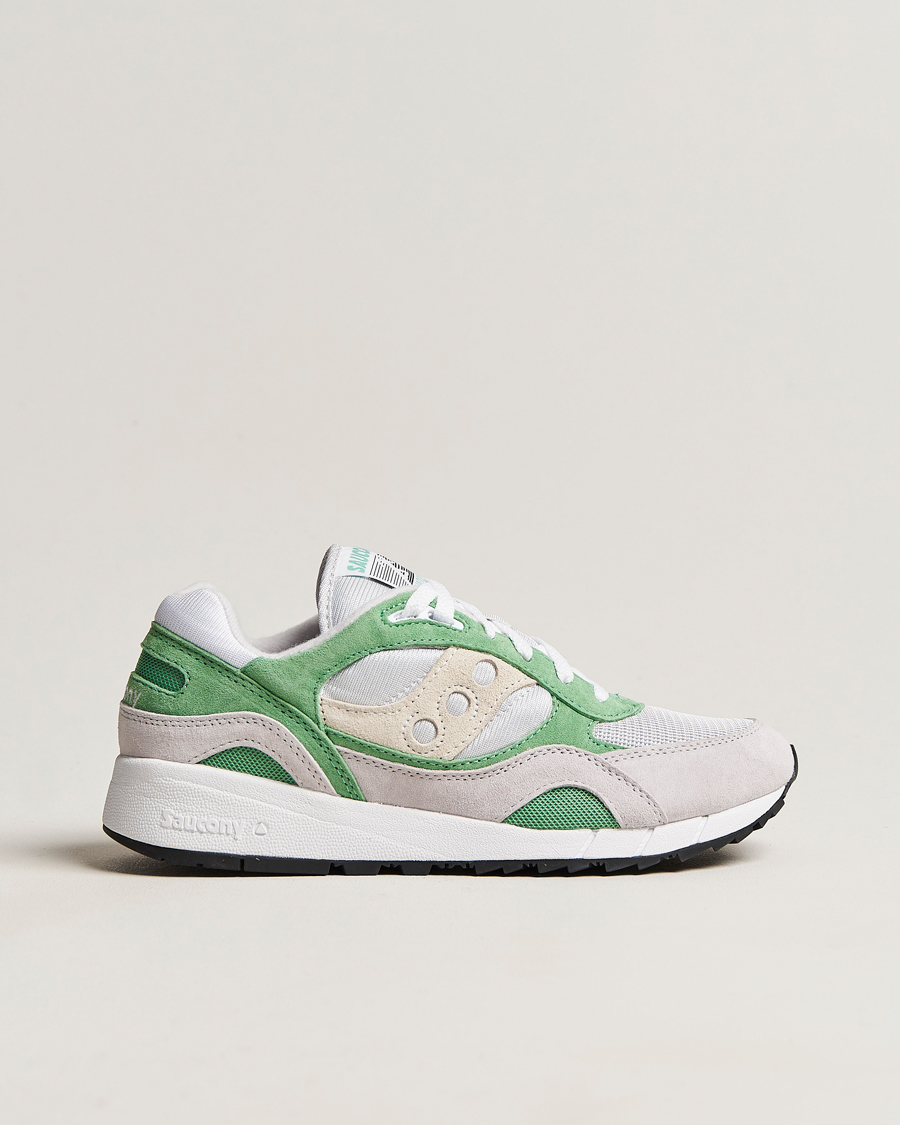 Herren | Saucony Shadow 6000 Sneaker Green/Grey | Saucony | Shadow 6000 Sneaker Green/Grey