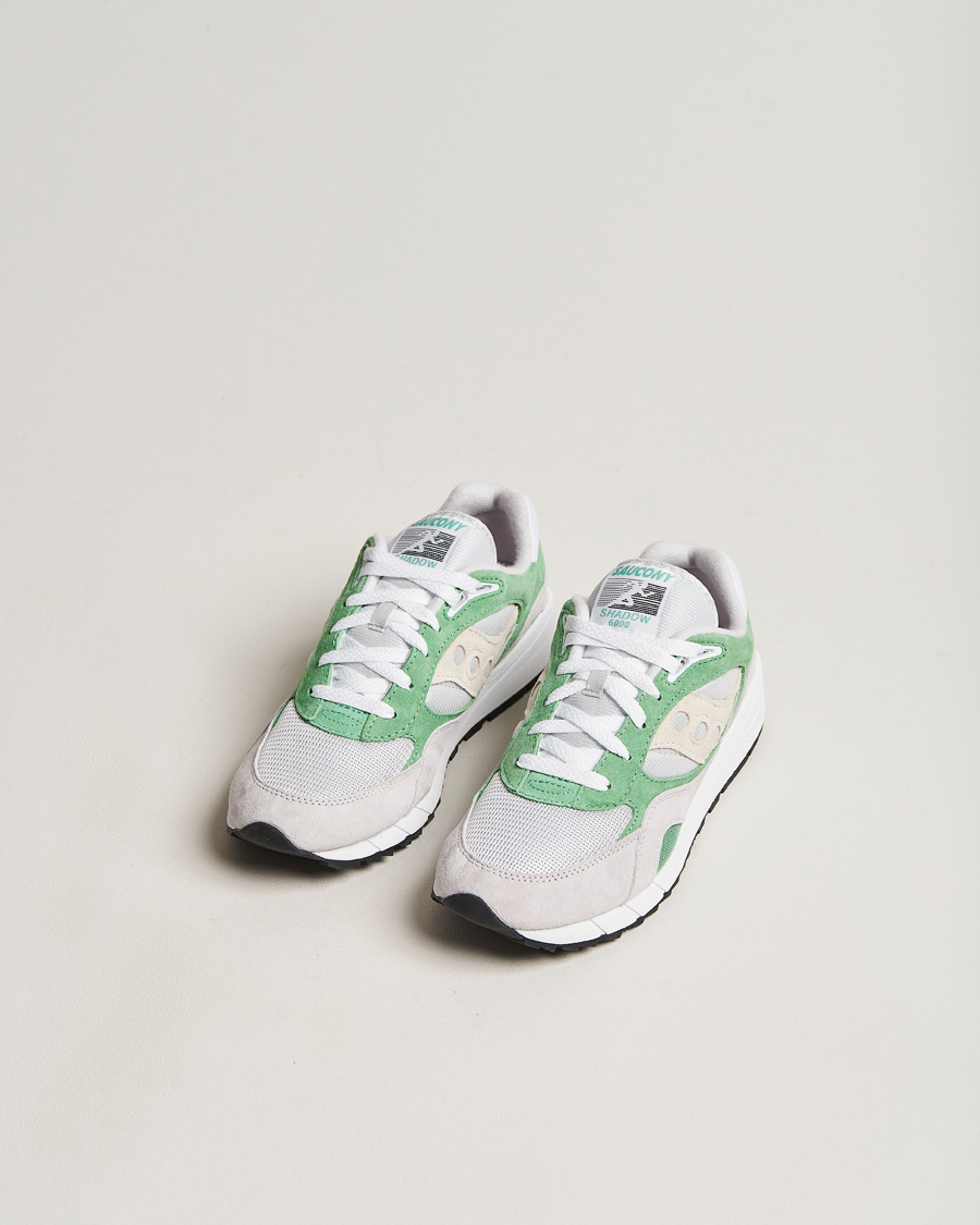 Herren | Saucony Shadow 6000 Sneaker Green/Grey | Saucony | Shadow 6000 Sneaker Green/Grey