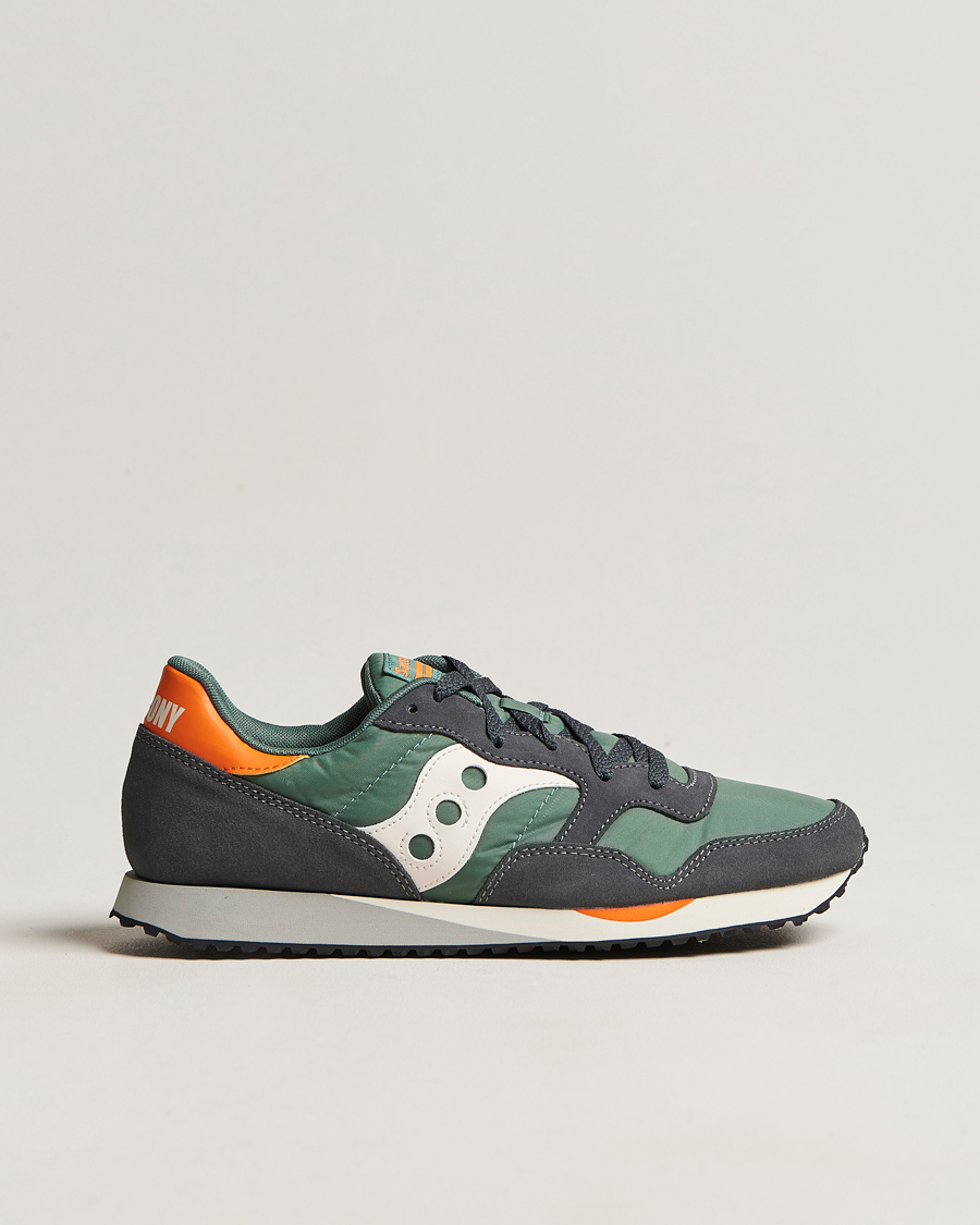 Herren | Saucony DXN Trainer Sneaker Green/White/Orange | Saucony | DXN Trainer Sneaker Green/White/Orange