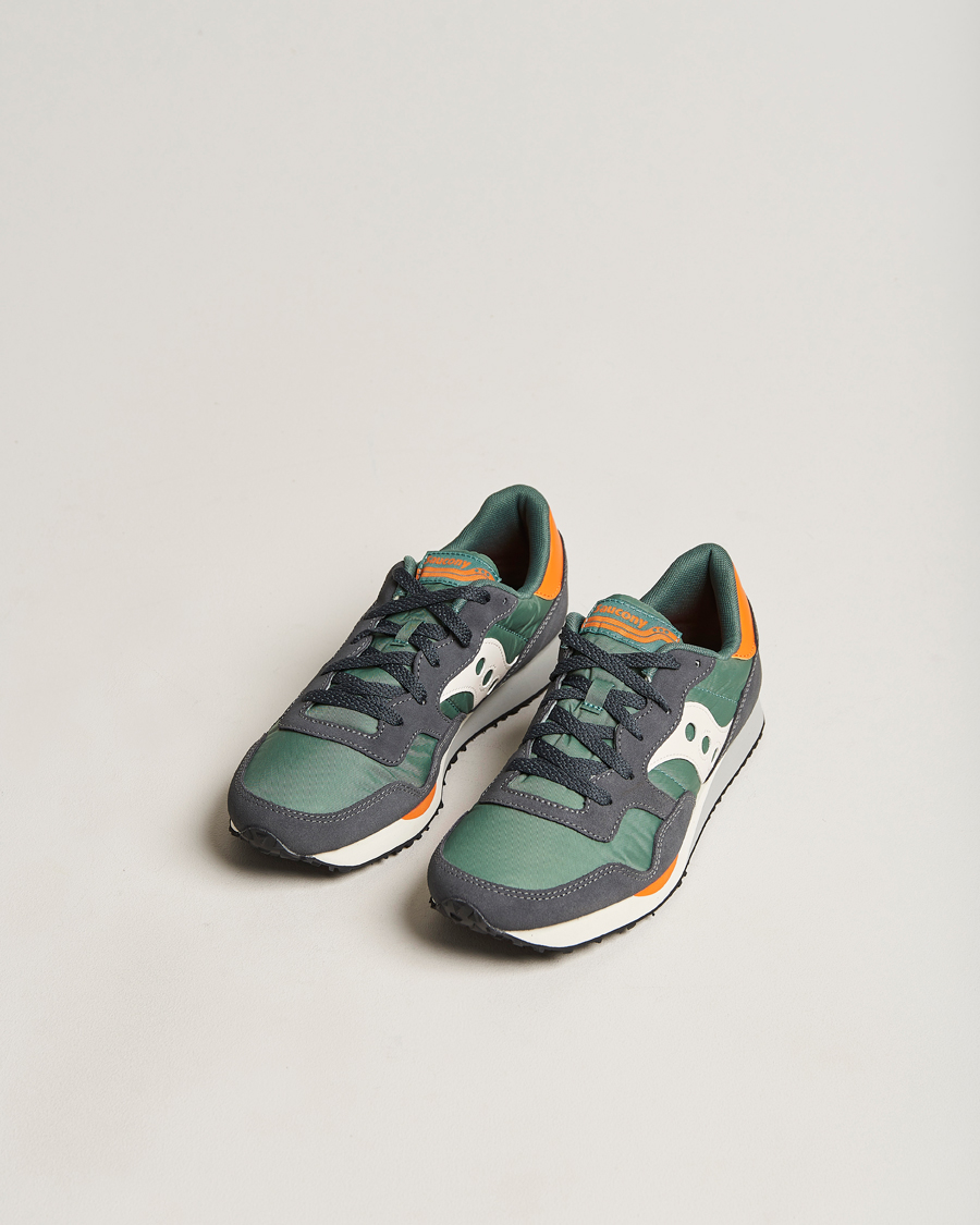 Herren | Saucony DXN Trainer Sneaker Green/White/Orange | Saucony | DXN Trainer Sneaker Green/White/Orange