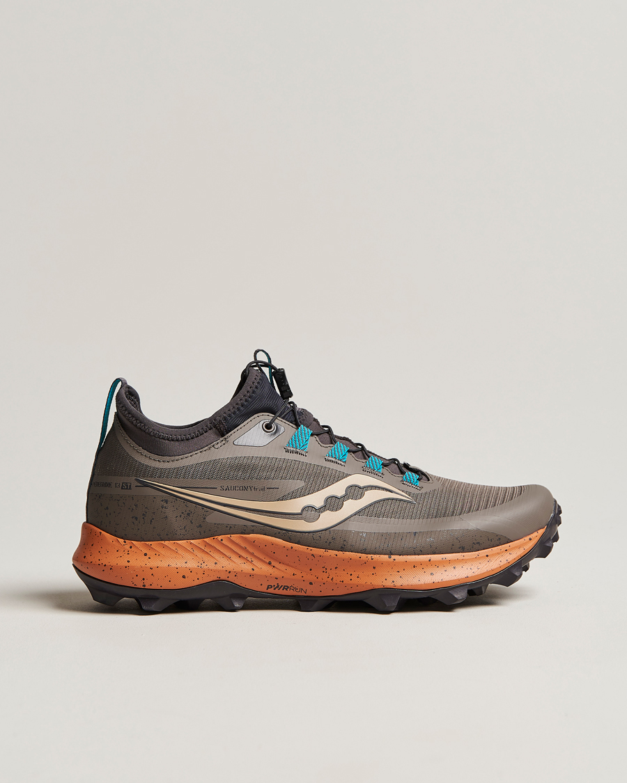Herren | Saucony Peregrine 13 ST Trail Sneaker Umber/Basalt | Saucony | Peregrine 13 ST Trail Sneaker Umber/Basalt