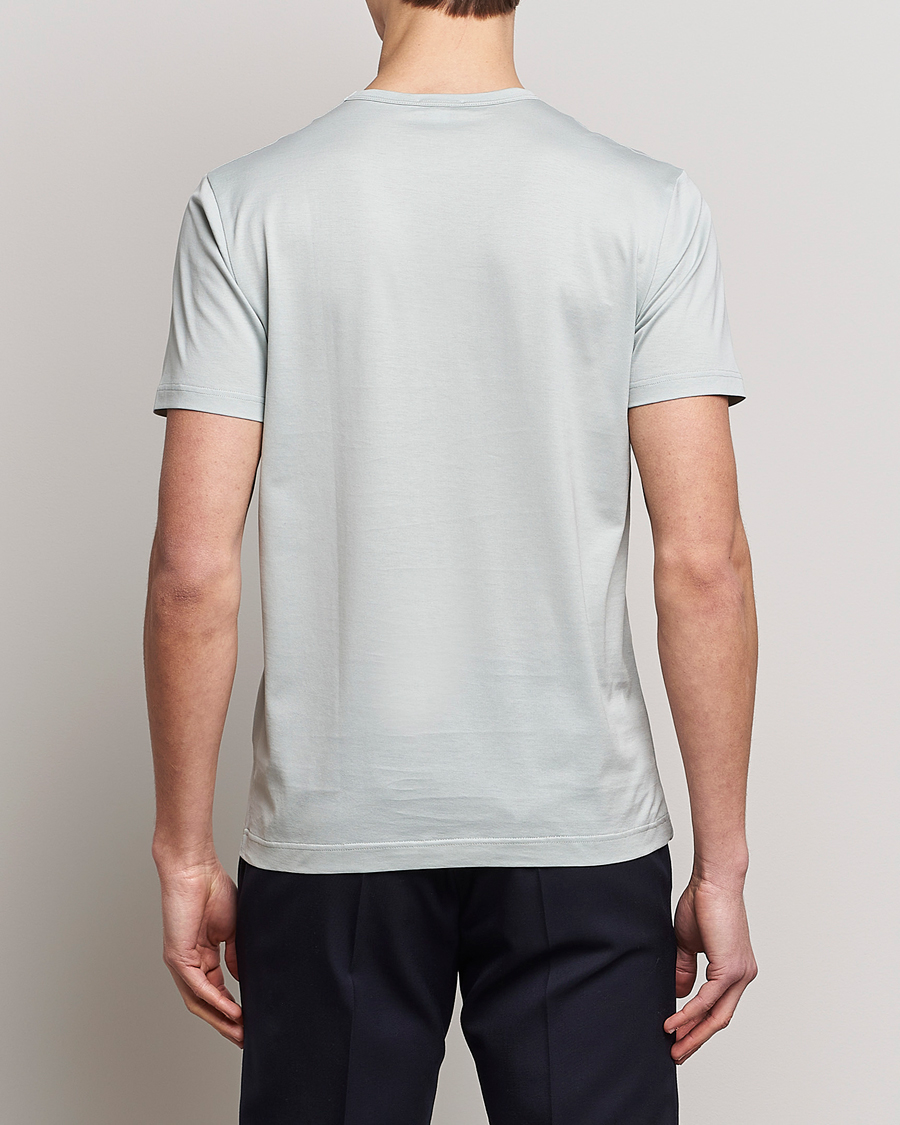 Herren | T-Shirts | Sunspel | Crew Neck Cotton Tee Laurel
