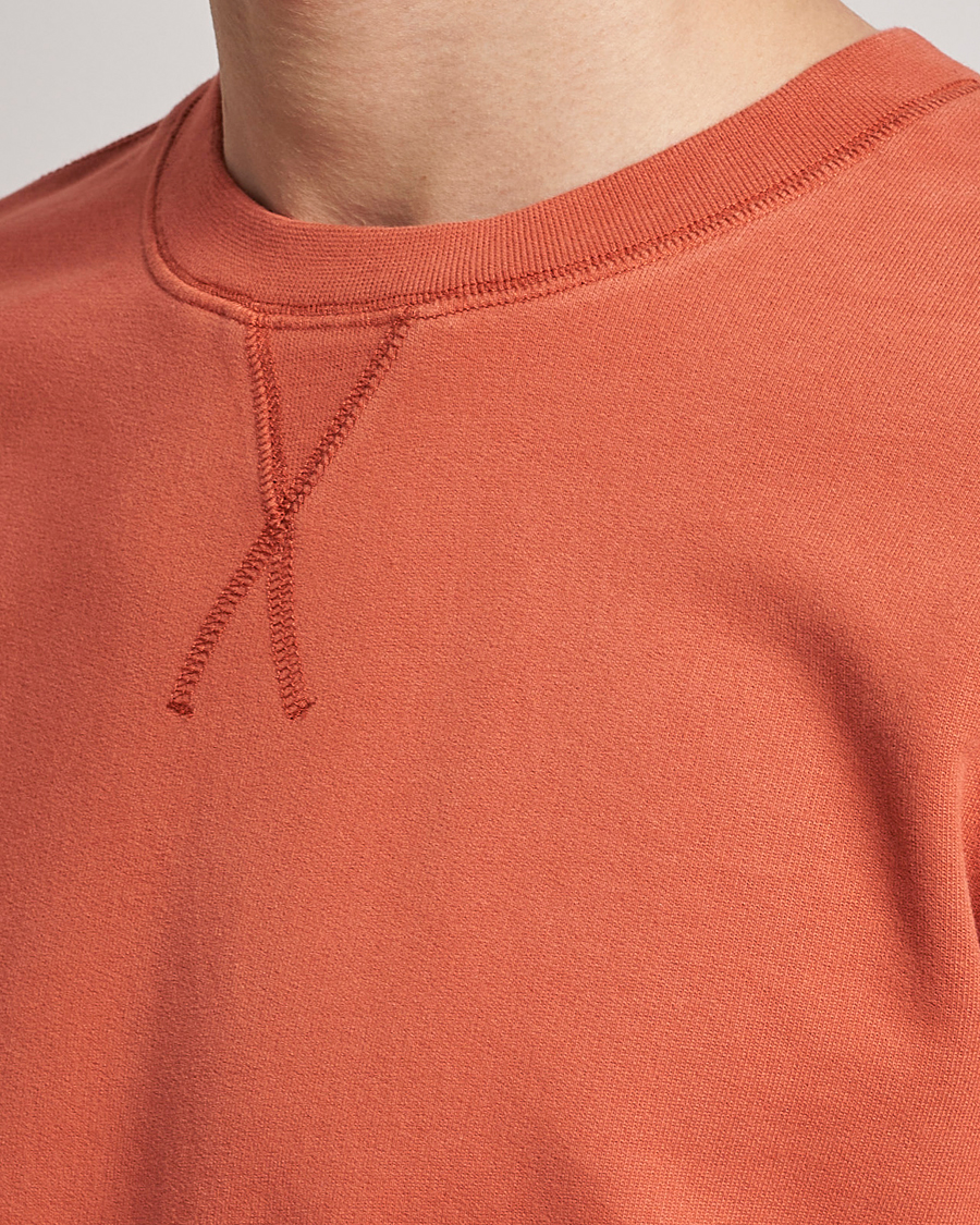 Herren | Pullover | Sunspel | Loopback Sweatshirt Burnt Sienna