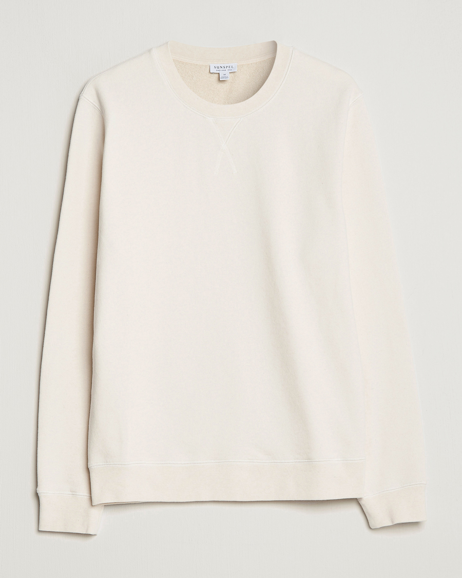 Herren | Pullover | Sunspel | Loopback Sweatshirt Undyed