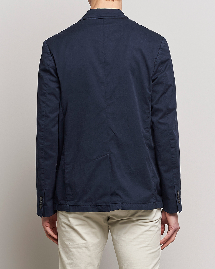 Herren | Sakkos | Sunspel | Cotton Stretch Jacket Navy