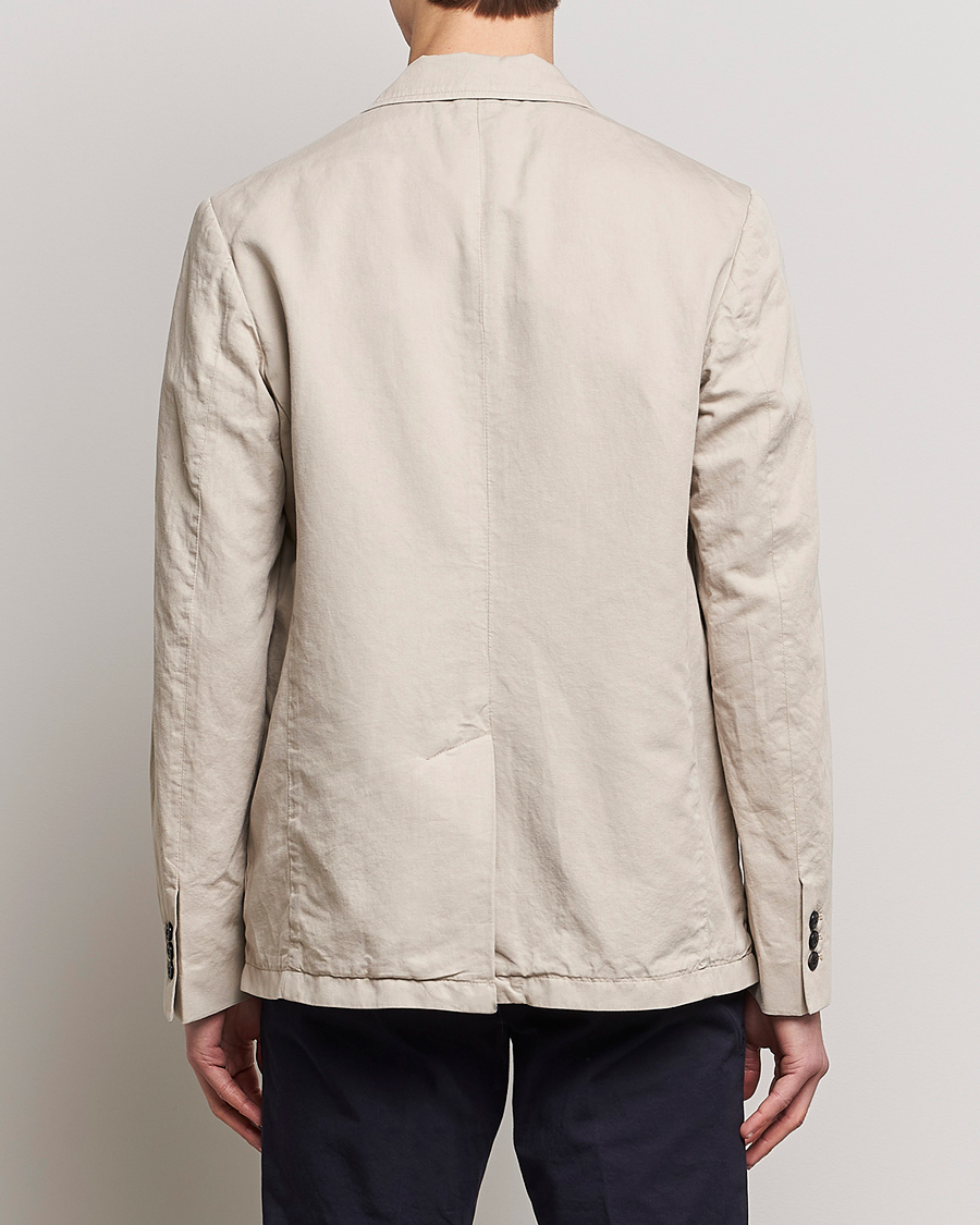 Herren | Sakkos | Sunspel | Unconstructed Cotton/Linen Blazer Light Sand