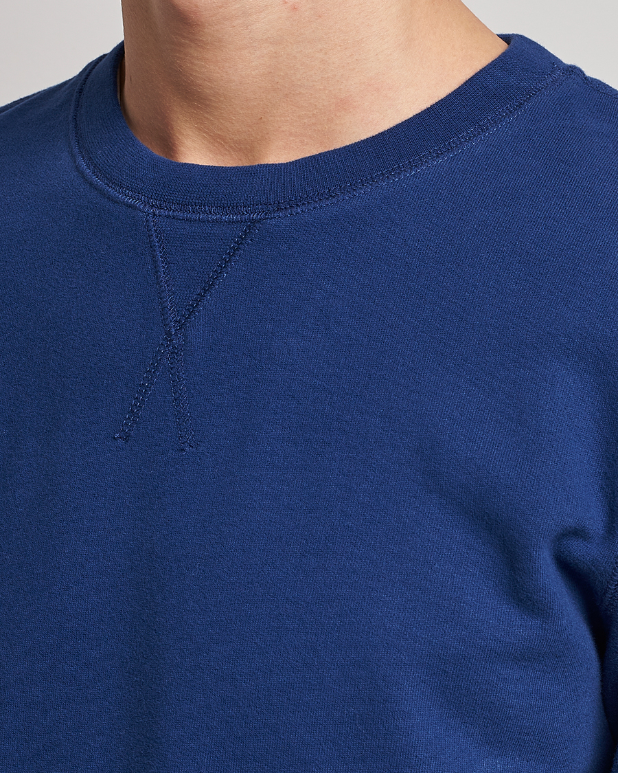 Herren | Pullover | Sunspel | Loopback Sweatshirt Space Blue