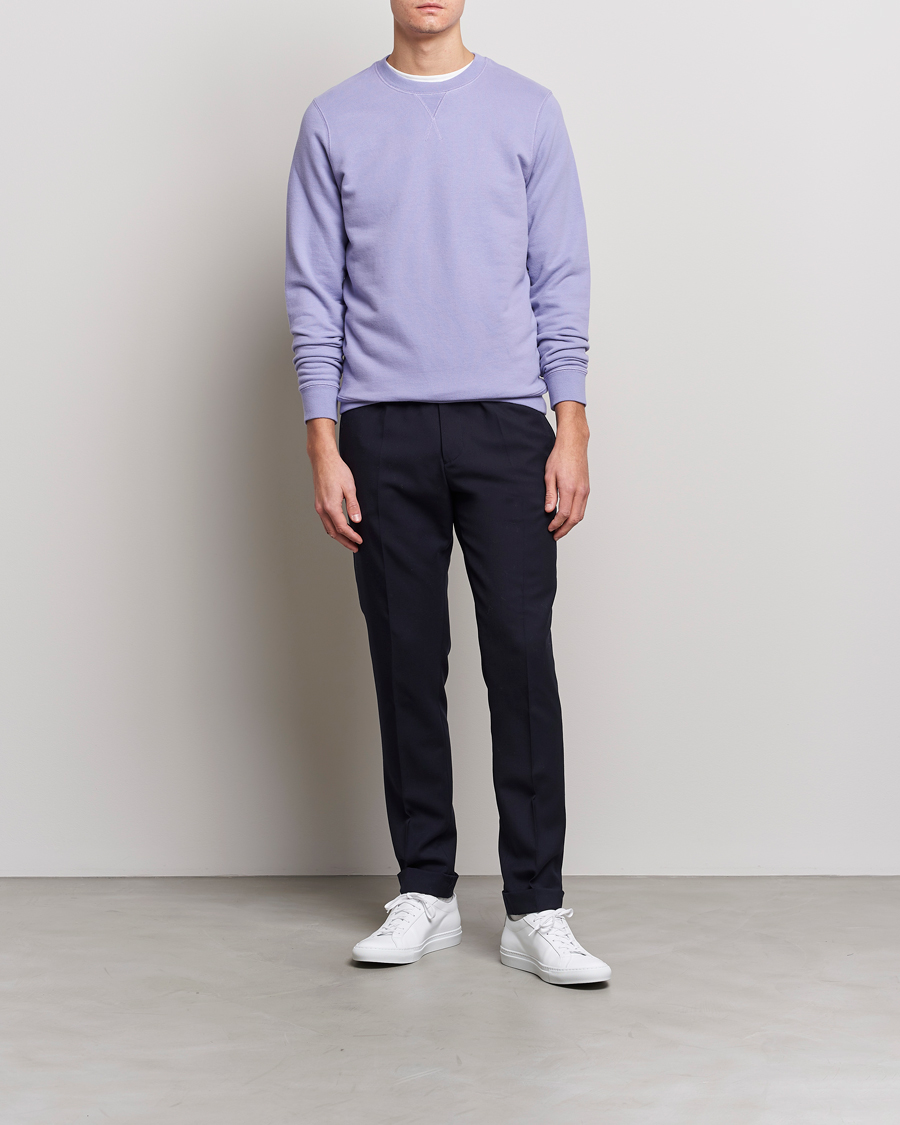 Herren | Pullover | Sunspel | Loopback Sweatshirt Heather