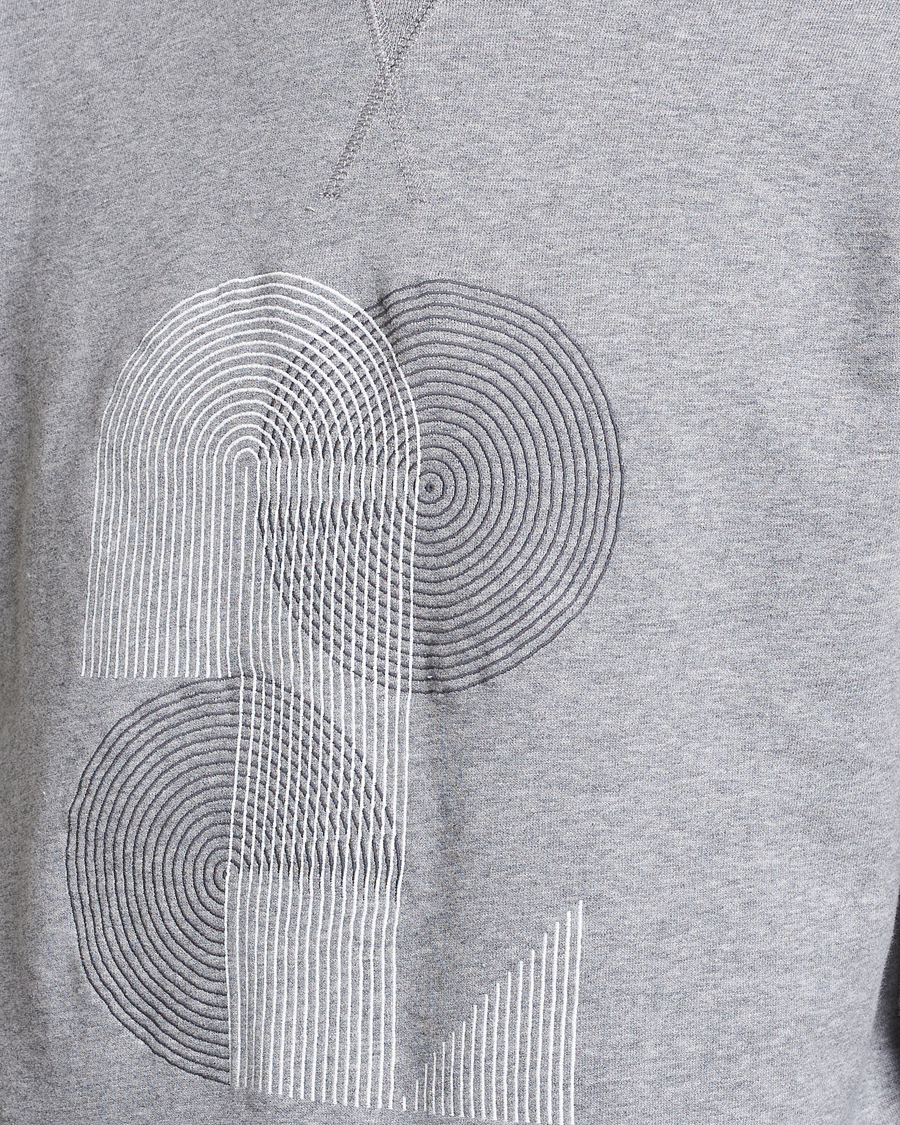 Herren | Pullover | Sunspel | Craig Ward Colab Loopback Sweatshirt Grey Melange