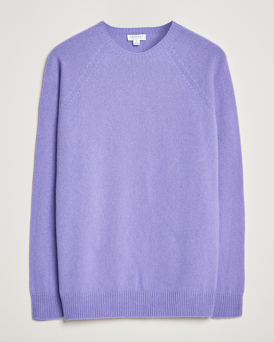 Herren | Pullover | Sunspel | Lambswool Crewneck Heather