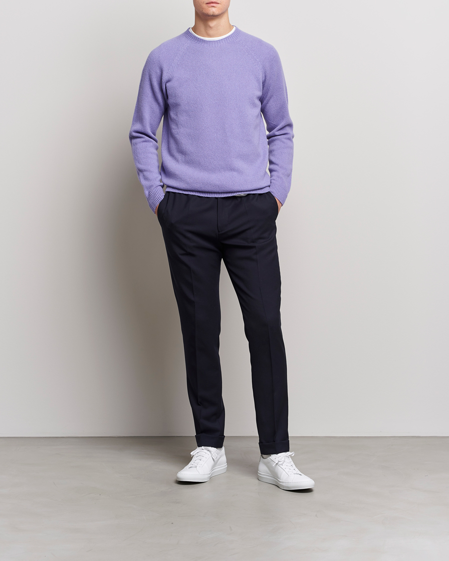 Herren | Pullover | Sunspel | Lambswool Crewneck Heather