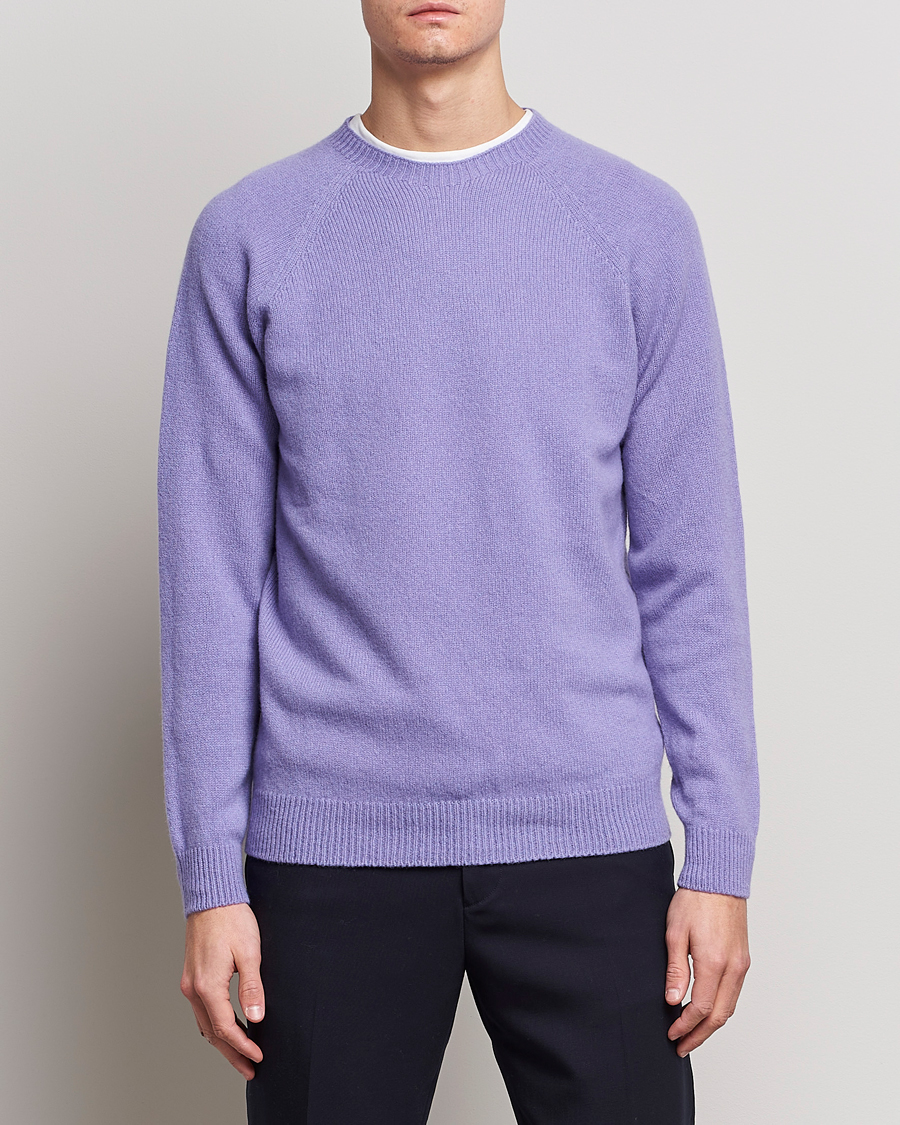 Herren | Pullover | Sunspel | Lambswool Crewneck Heather