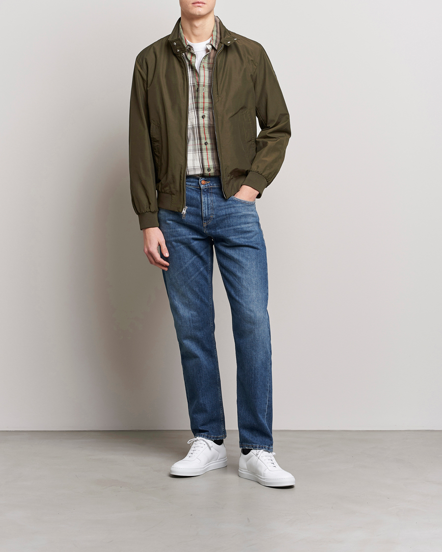 Herren | Jacken | Woolrich | Cruiser Eco Cotton Bomber Jacket Dark Green