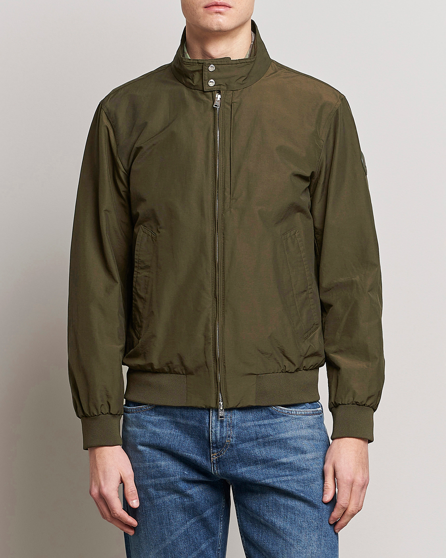 Herren | Jacken | Woolrich | Cruiser Eco Cotton Bomber Jacket Dark Green