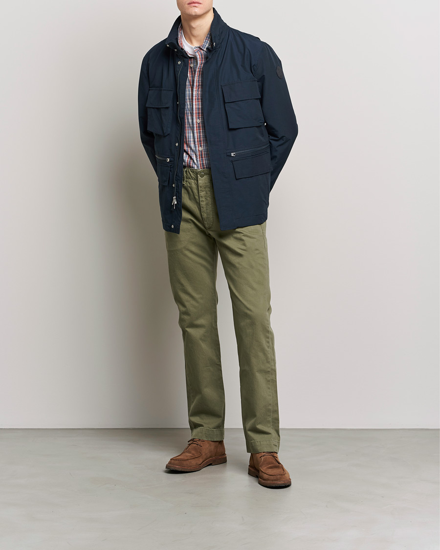 Herren | Jacken | Woolrich | Cruiser Eco Field Jacket Melton Blue