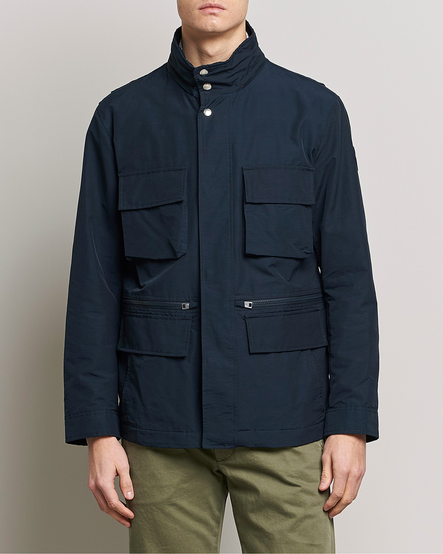 Herren | Jacken | Woolrich | Cruiser Eco Field Jacket Melton Blue