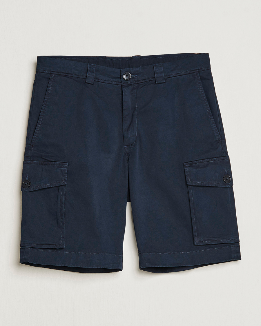 Herren | Shorts | Woolrich | Classic Cargo Shorts Melton Blue