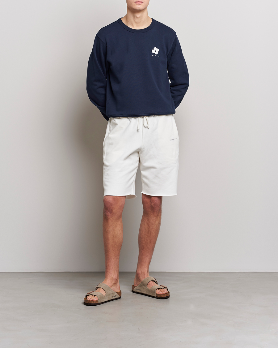 Herren | Pullover | Lardini | Cotton Embroidery Logo Sweatshirt Navy