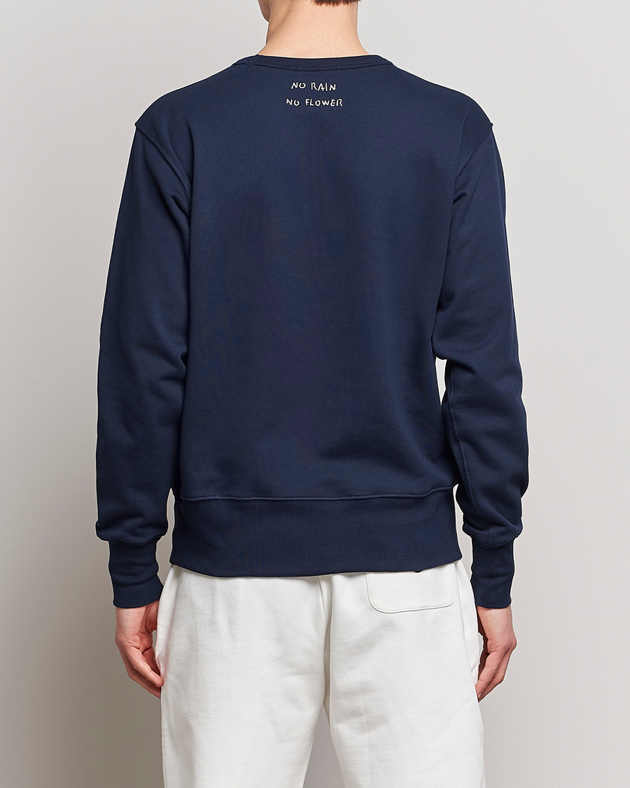 Herren | Pullover | Lardini | Cotton Embroidery Logo Sweatshirt Navy