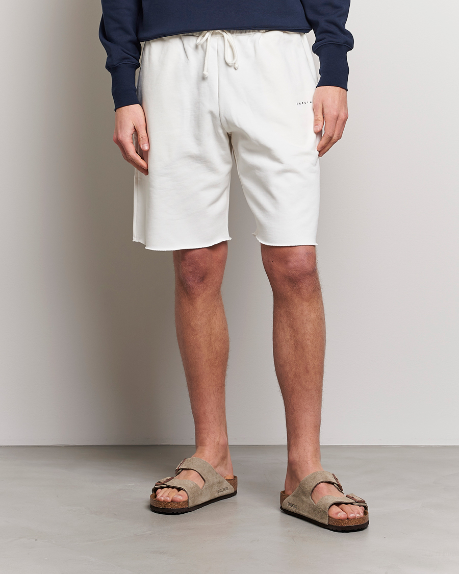 Herren | Shorts | Lardini | Cotton Embroidery Shorts White