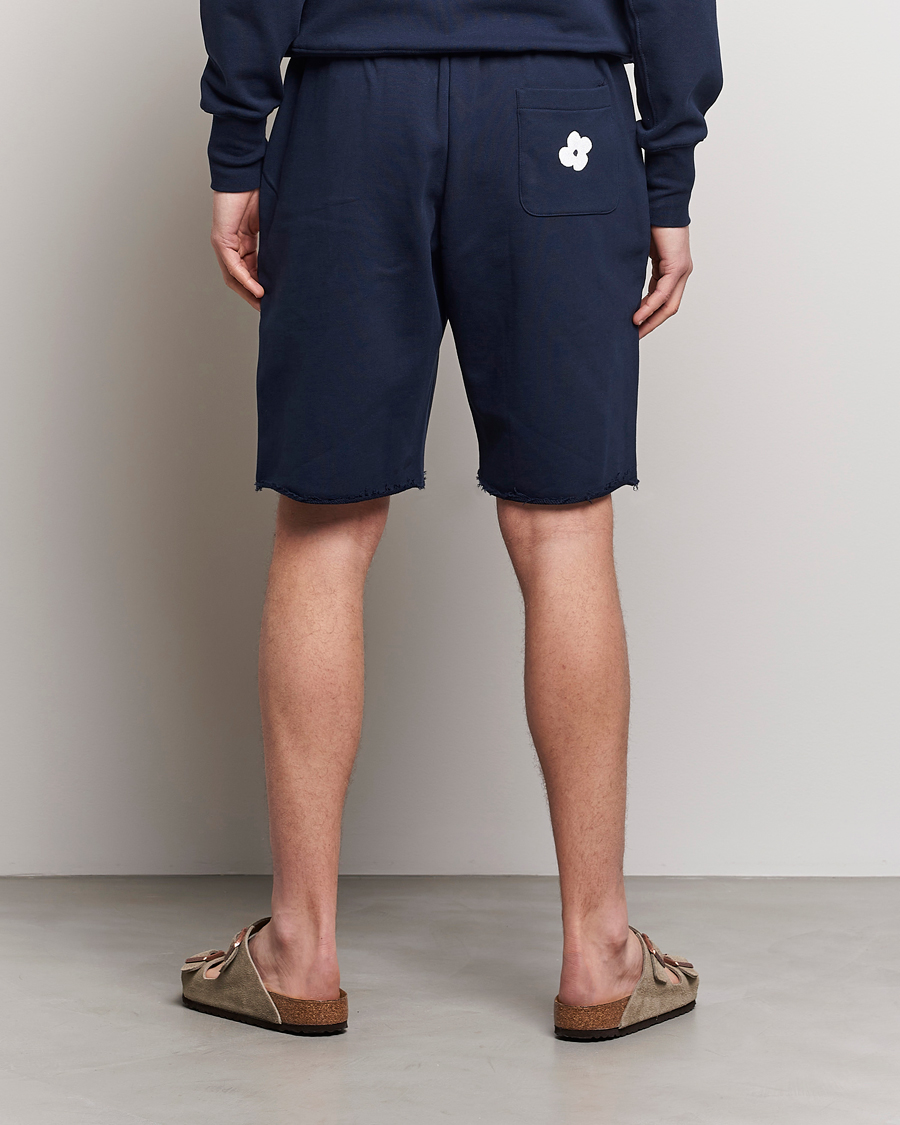 Herren | Shorts | Lardini | Cotton Embroidery Shorts Navy
