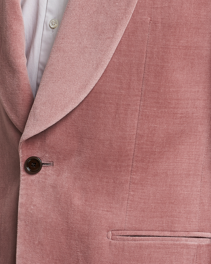 Herren | Sakkos | Lardini | Summer Velvet Dinner Jacket Soft Pink