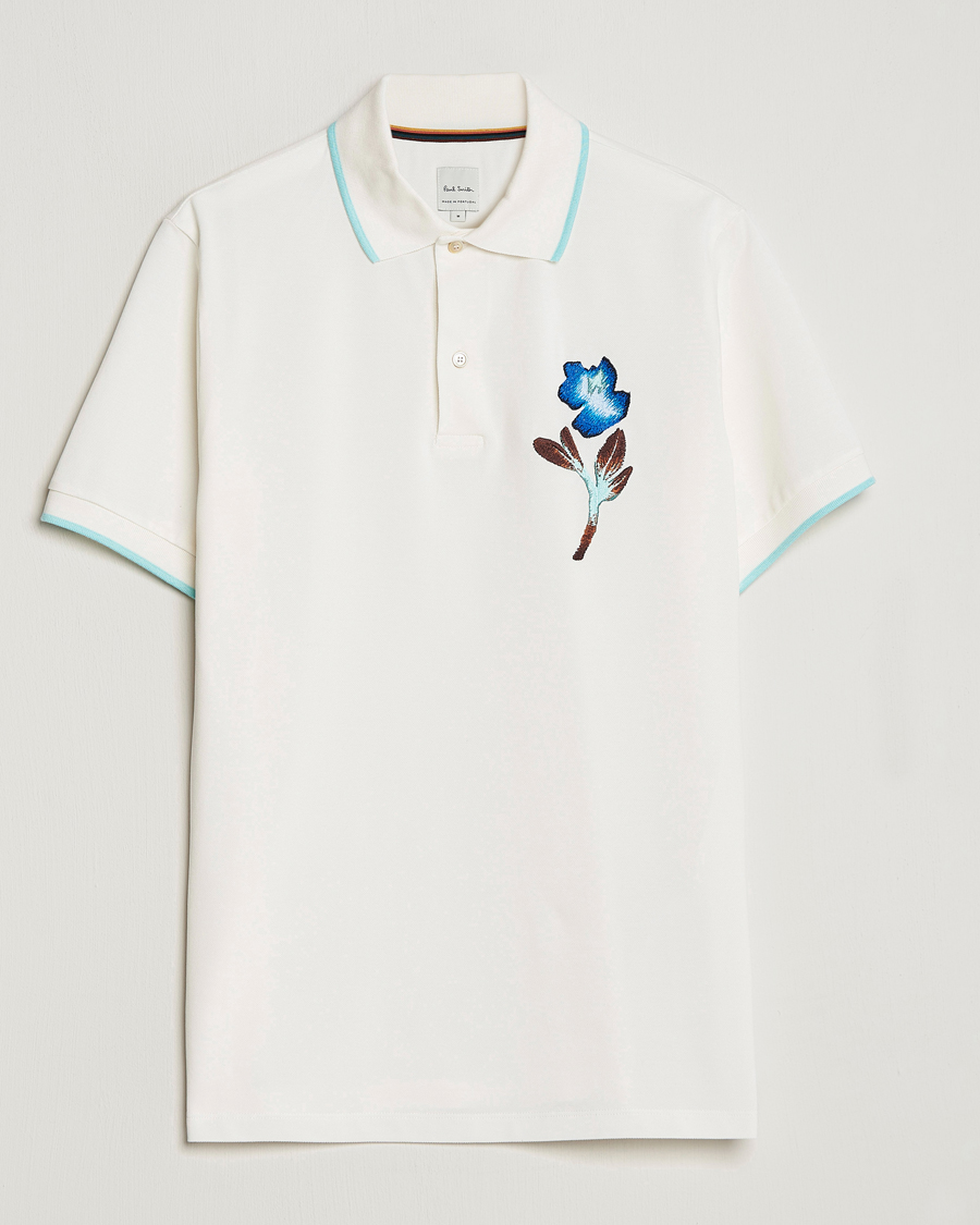 Herren | Poloshirts | Paul Smith | Floral Polo White