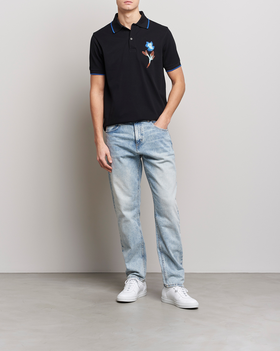 Herren | Poloshirts | Paul Smith | Floral Polo Black