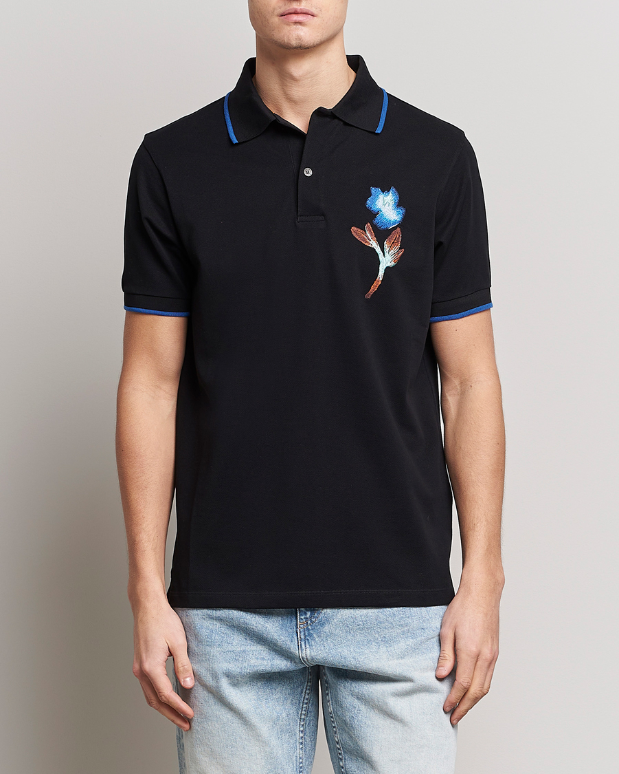 Herren | Poloshirts | Paul Smith | Floral Polo Black