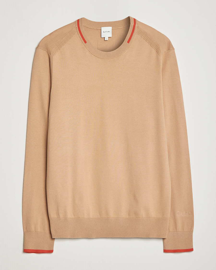 Herren | Pullover | Paul Smith | Organic Cotton Knitted Sweater Light Beige